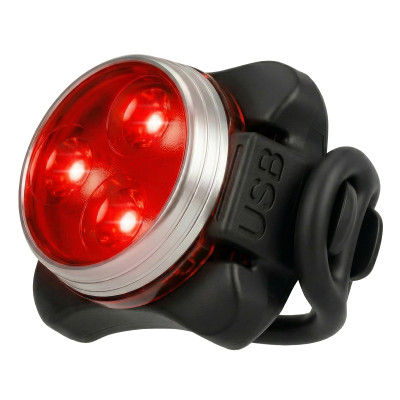 Lampa LED rowerowa tylna MICRO USB