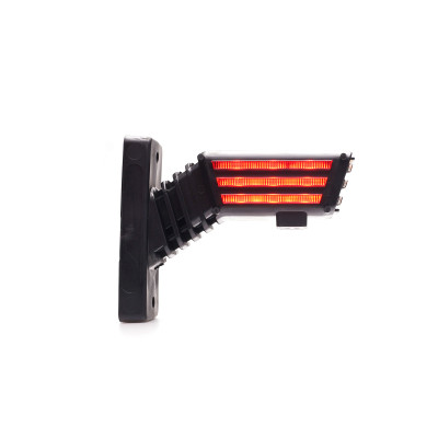 LED-Front-/Rück-/Seitenmarkierungsleuchte RECHTS 12-24V 2550P ECE kurzer Arm