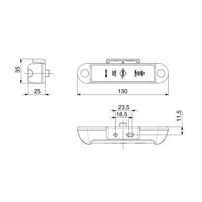 LED-Rückfahrleuchte 12-24V LCD3241 E9