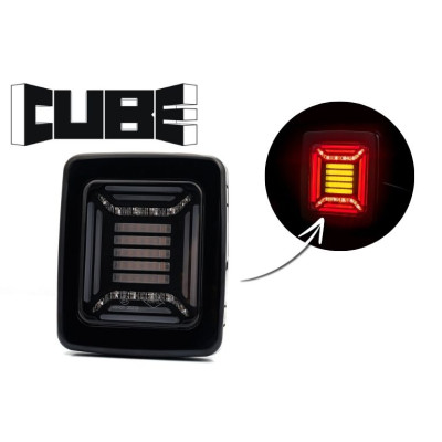 CUBE LED rear combination lamp with black frame LZD2877 E20