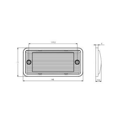 Lampa LED z czujnikiem ruchu | autoleds.pl